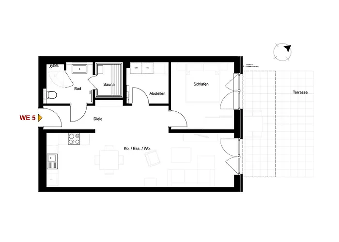 Herz Von 5 Mit Terrasse Und Sauna *